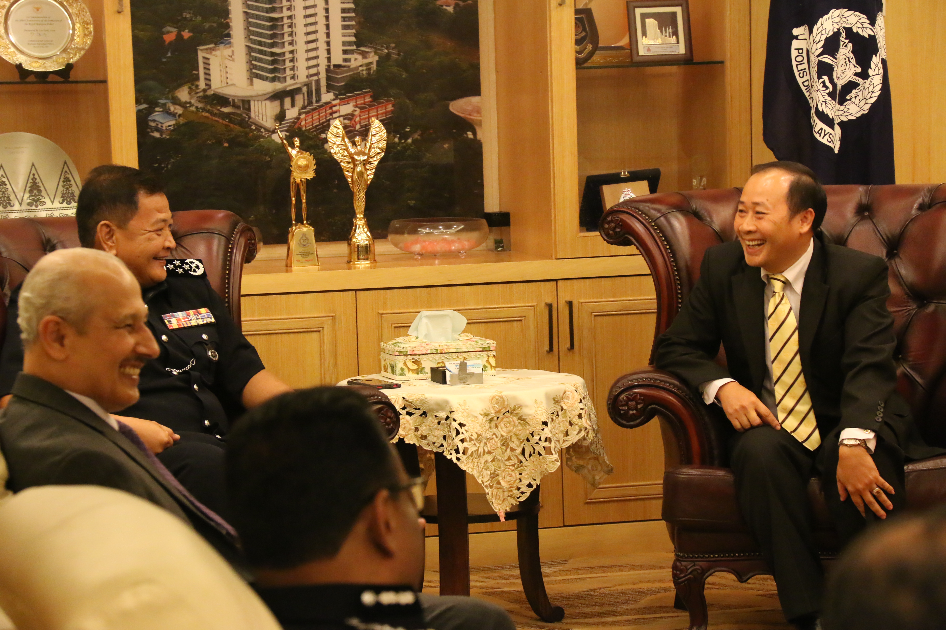 FAREWELL COURTESY CALL BY THE EXECUTIVE DIRECTOR OF ASEANAPOL SECRETARIAT TO INSPECTOR GENERAL OF ROYAL MALAYSIA POLICE ON 26 DECEMBER 2019