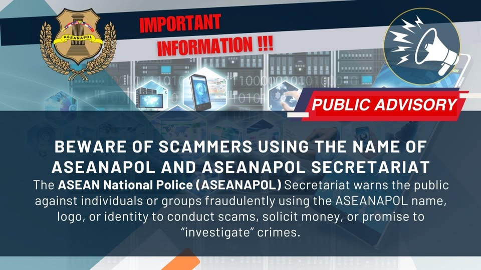 Fraudulent Use Of Aseanapol Name