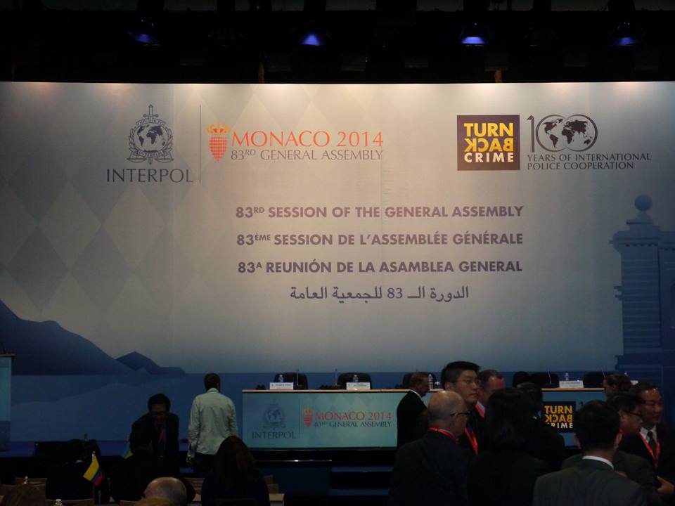 ASEANAPOL Participates At The 83rd INTERPOL GENERAL ASSEMBLY, Monaco, 3rd - 7th November 2014.