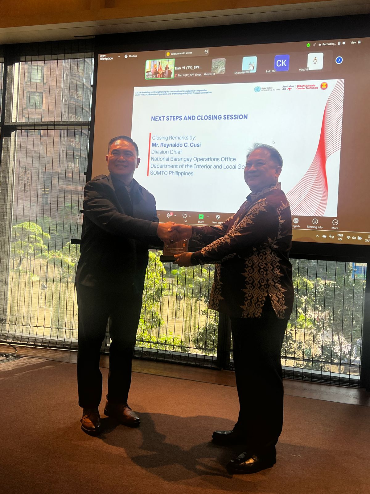 ASEANAPOL Executive Director Champions Cross-Border Cooperation at ASEAN Workshop on Strengthening Transnational Investigative Cooperation Against TIP
