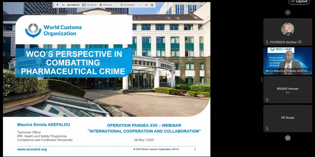 ASEANAPOL Secretariat's Participation in the Webinar for Operation Pangea XVII