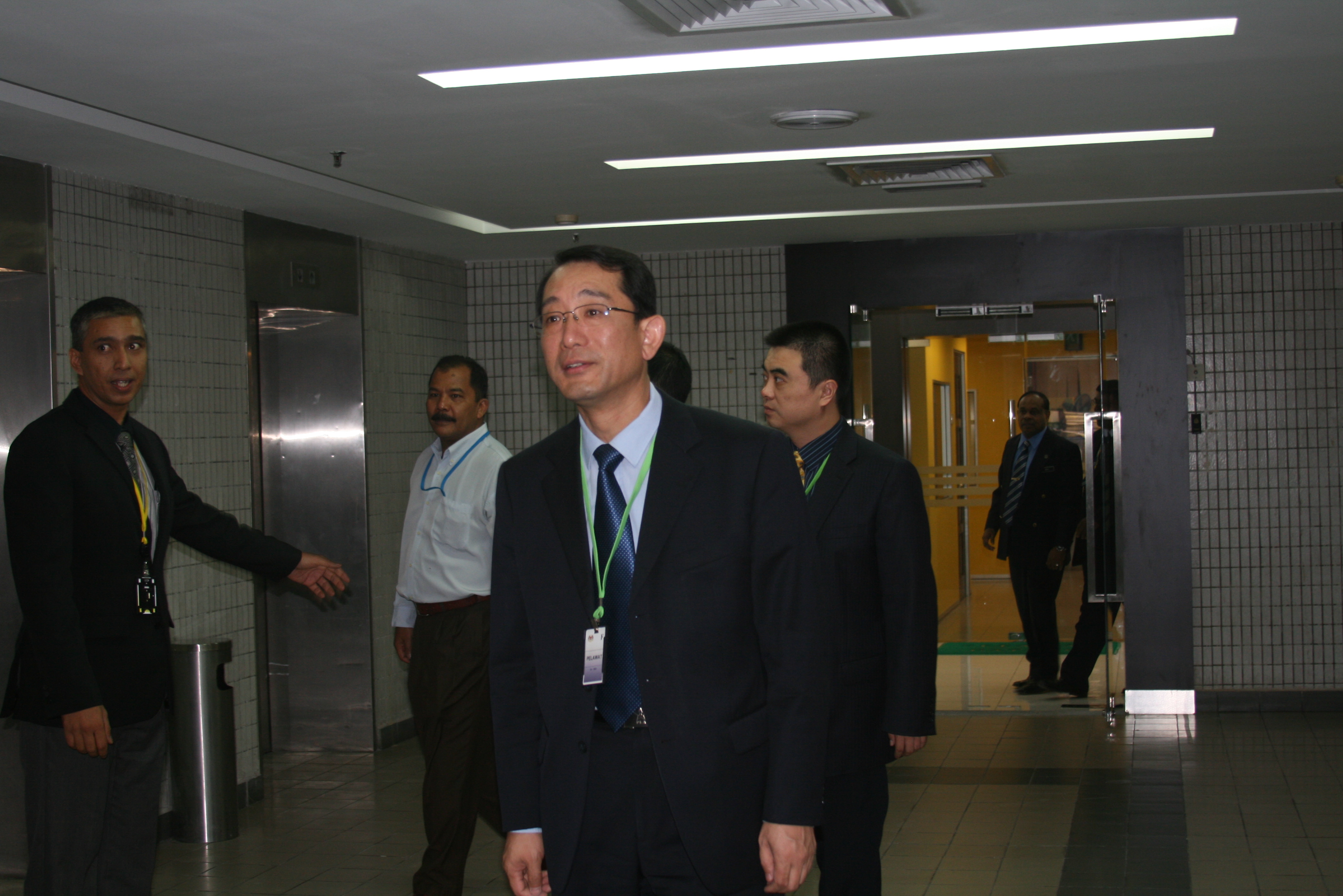 Visit by Senior Colonel Chen Wei Defence Attache Embassy PRC in Malaysia