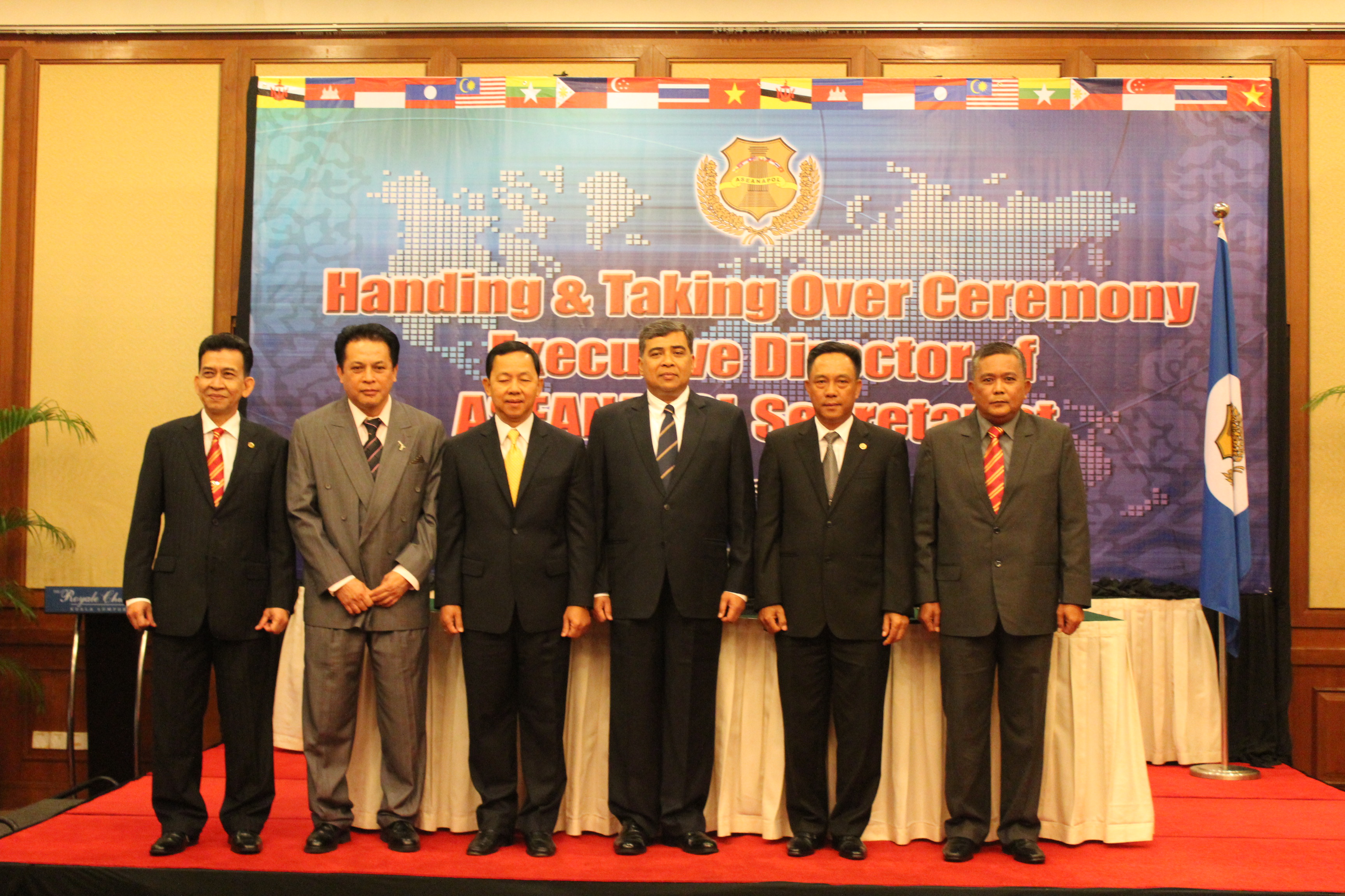 Handing and taking over ceremony of the Executive Director Of ASEANAPOL Secretariat