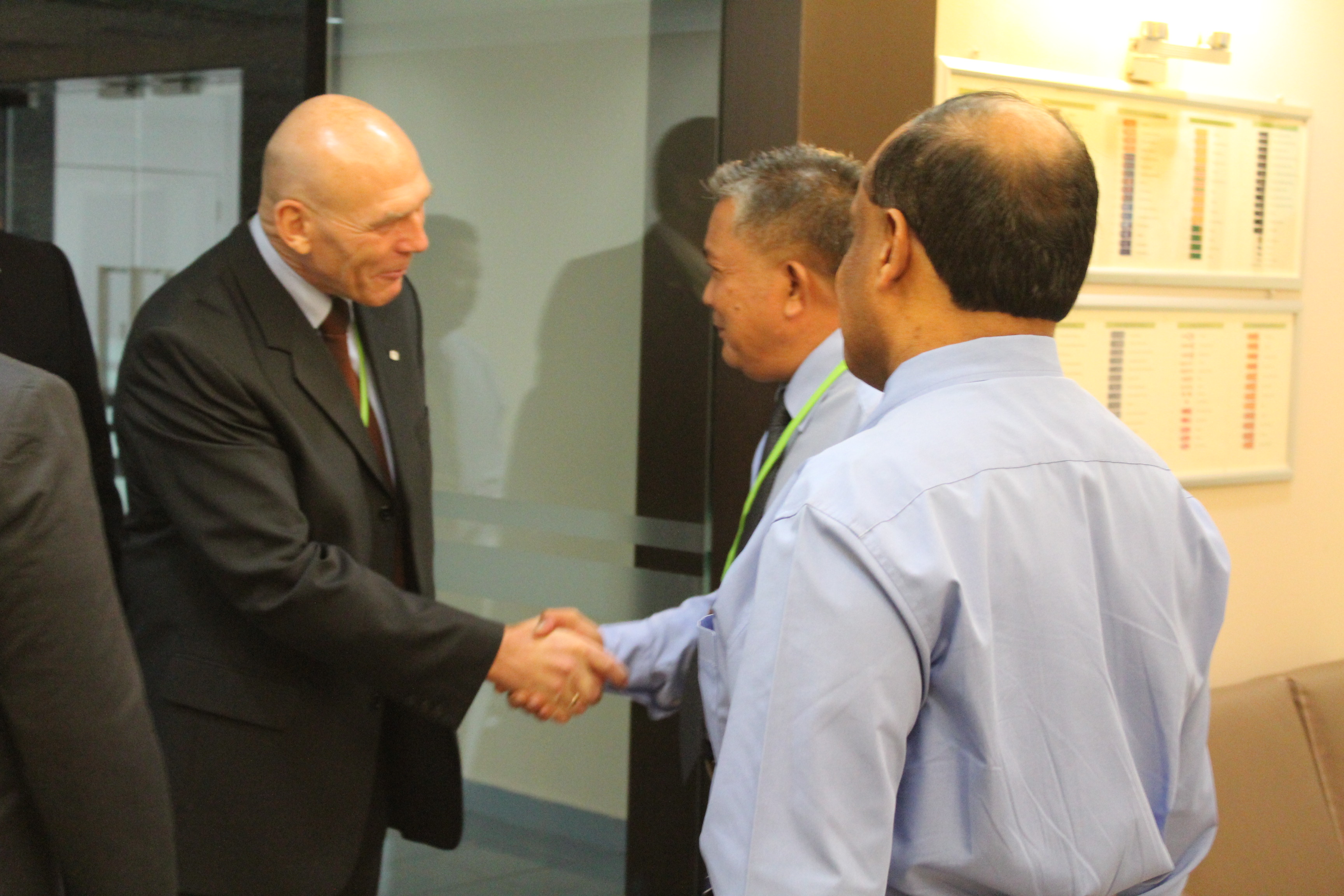 Courtesy visit by representatives from International Committee of the Red Cross (ICRC)