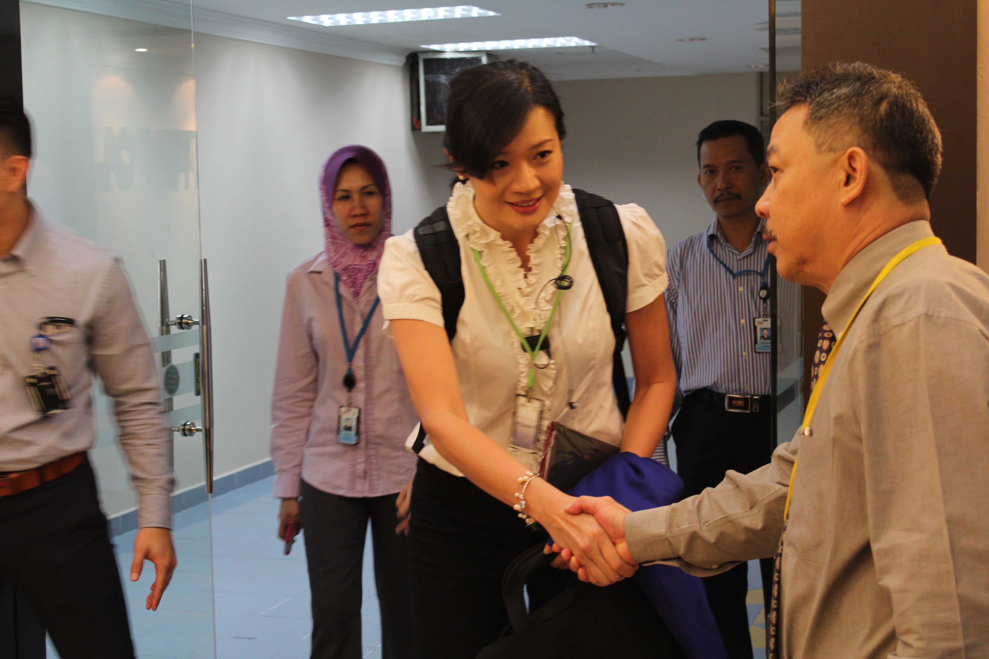 Visit by Ms.Hazel, GE Life sciences, Market Development Manager for ASEAN to ASEANAPOL Secretariat