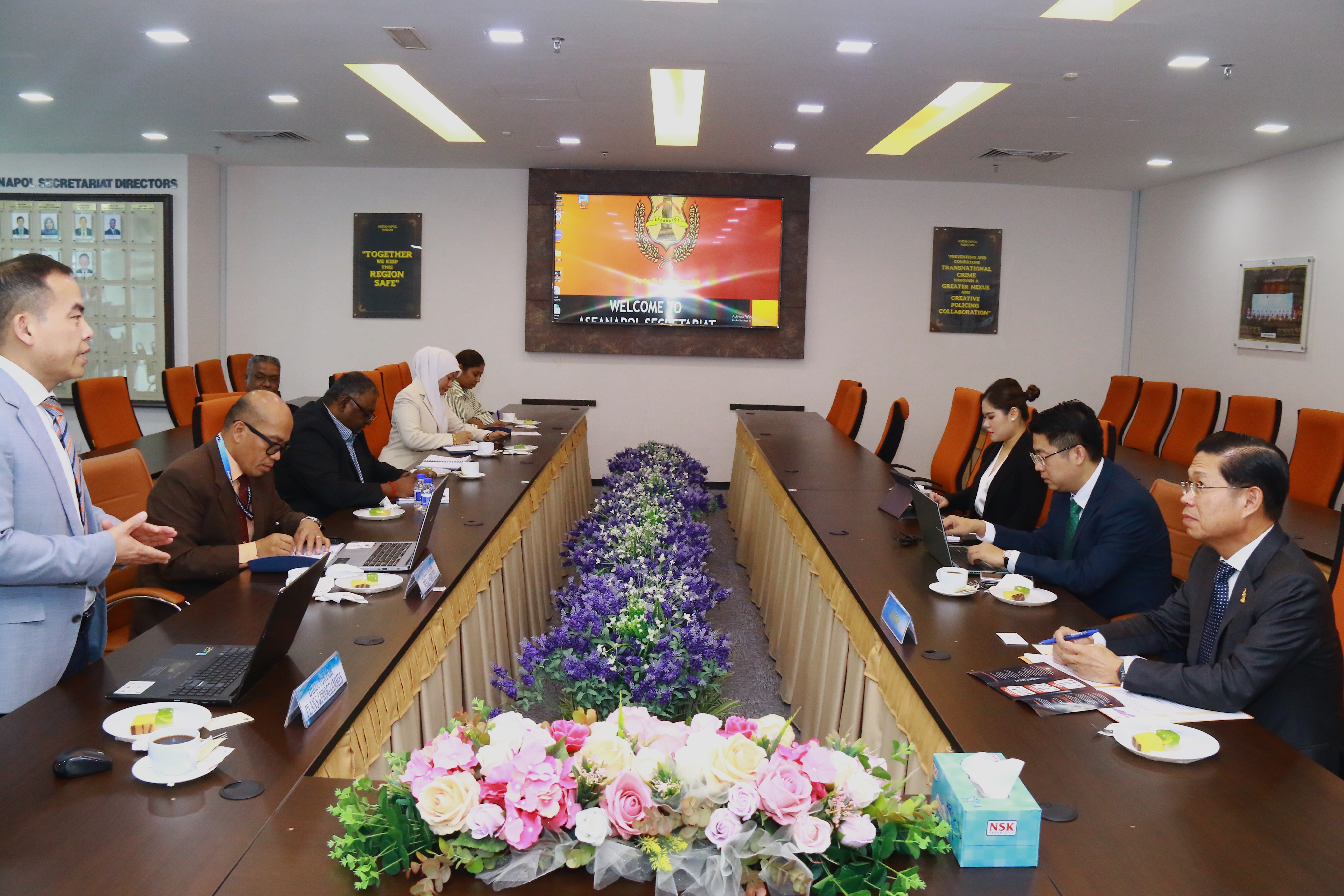 ASEANAPOL Strengthens Regional Synergy: Courtesy Visit of Cambodia’s Secretary of State Reinforces Commitment to Transnational Policing Cooperation