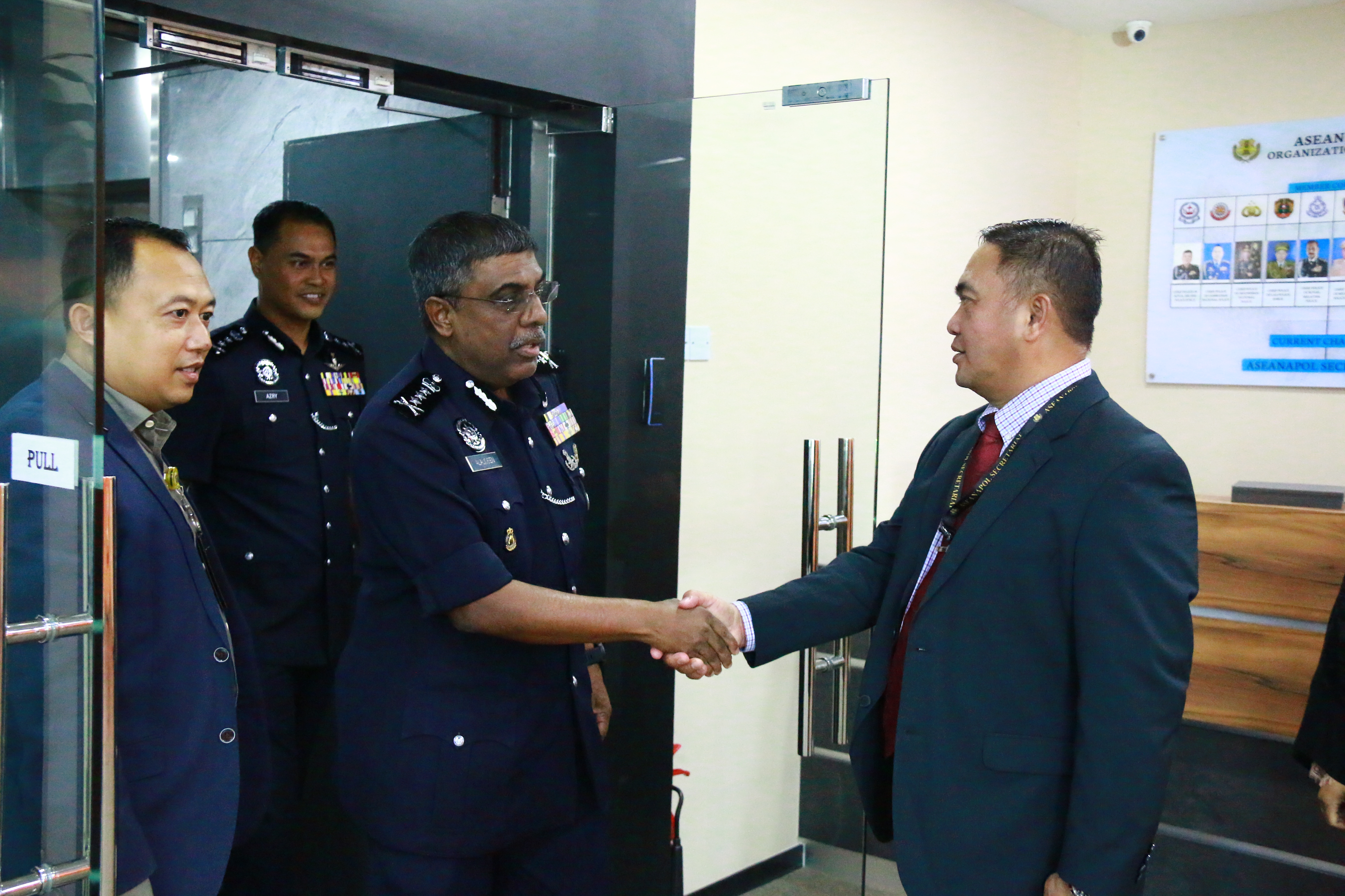 Sentimental Journey of Kuala Lumpur Police Chief to ASEANAPOL Secretariat 28 February 2024