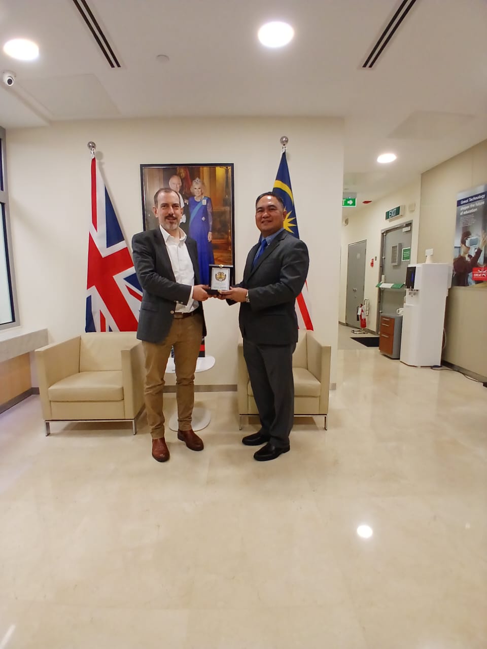 ASEANAPOL Secretariat Courtesy Visit to British High Commissioner in Kuala Lumpur, Malaysia