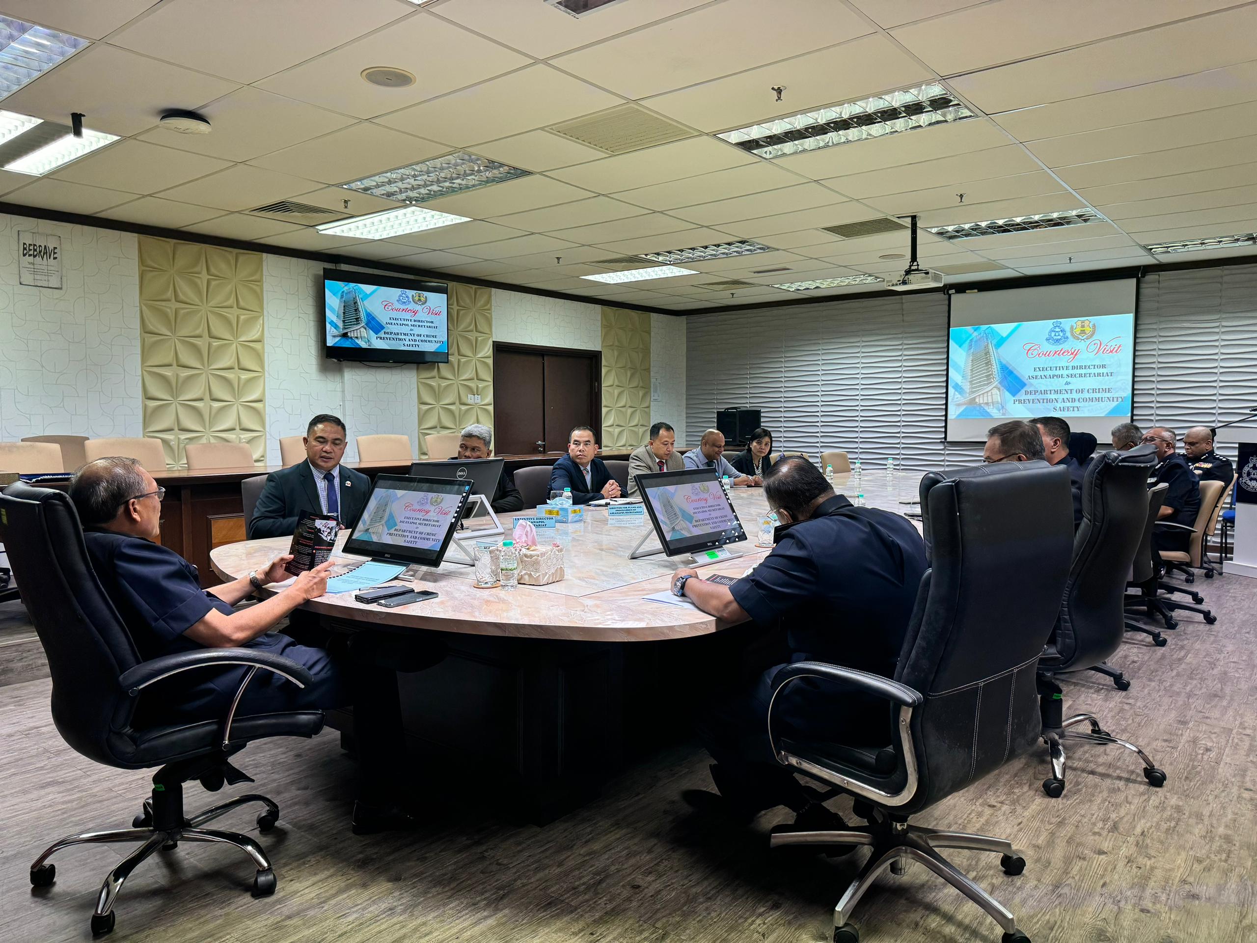 Lời kêu gọi lịch sự của Ban Thư ký ASEANAPOL tới Cục An toàn Cộng đồng và Phòng chống Tội phạm (CPCSD) của RMP