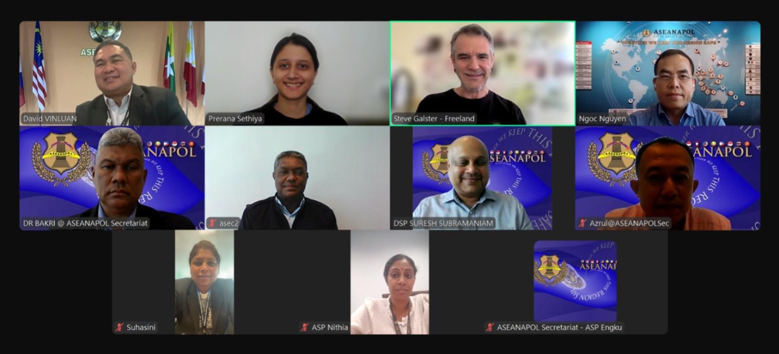 ASEANAPOL và Freeland tăng cường hợp tác để hoàn thiện lịch trình đào tạo TRIPOD-2