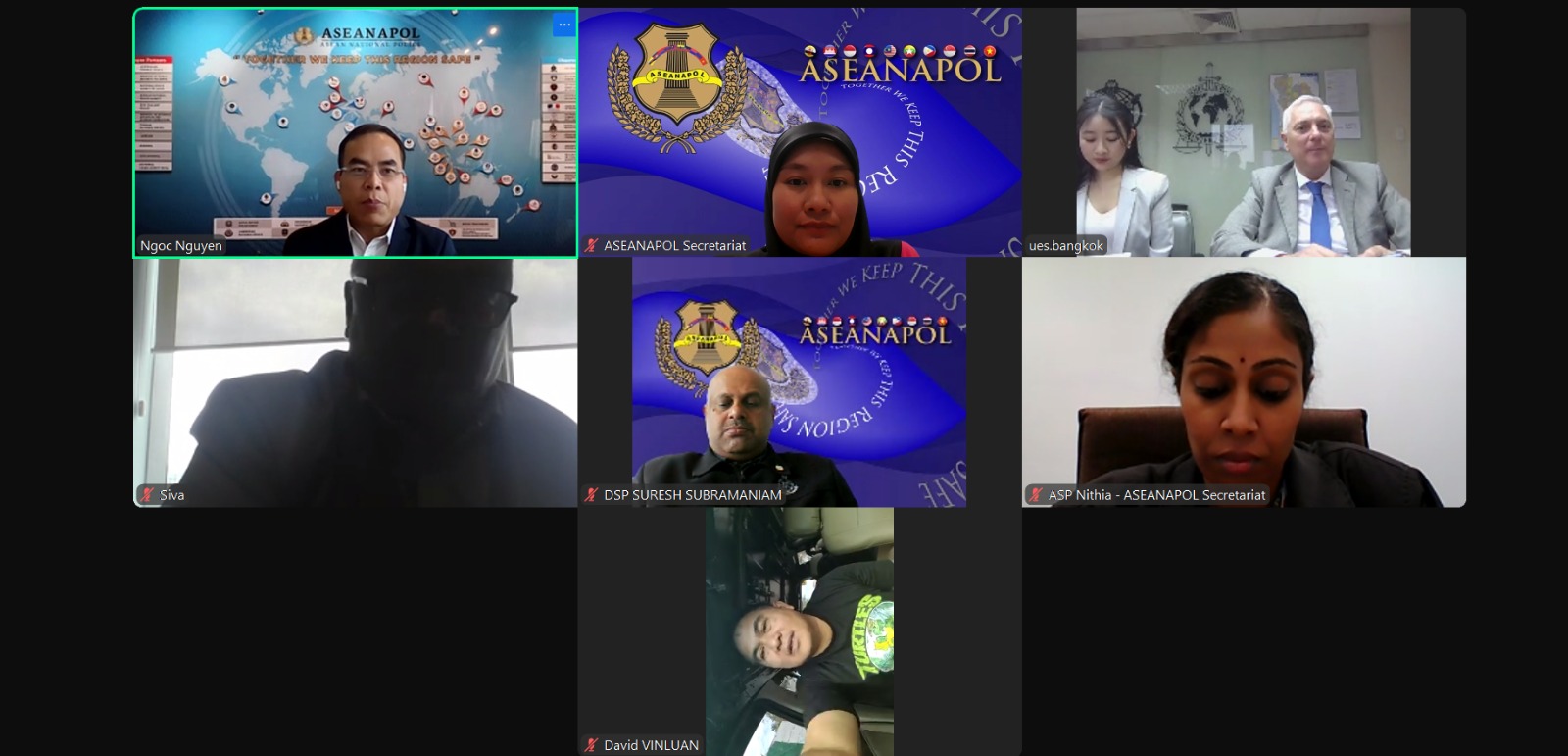 ASEANAPOL Virtually Meets the Italian Police Attaché