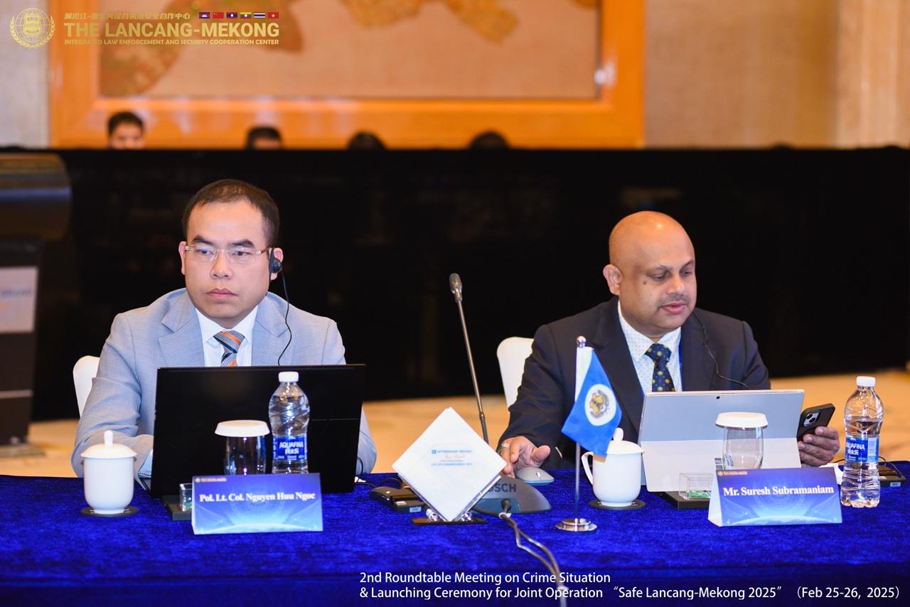 Strengthening Regional Cooperation: ASEANAPOL Participates in the 2nd Lancang-Mekong Roundtable Meeting on Crime Situation